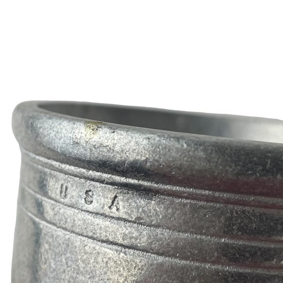 Wilton Armetale Pewter Mug Ceramic Insert RPW Vintage 1970s Lot of 2 USA - Picture 7 of 7